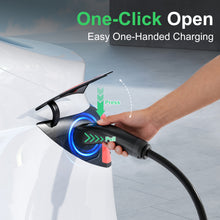 Load image into Gallery viewer, MUSTART Level 2 TESLA EV Charger | 25A | NEMA 10-30 | 240V | 21FT | With Display