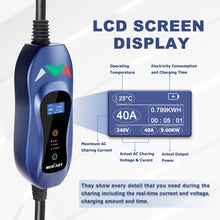 Load image into Gallery viewer, MUSTART Level 2 EV Charger | 15/25/40 Amp Adjustable | NEMA 14-50 | 240V | 25FT
