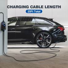 Load image into Gallery viewer, MUSTART Level 2 EV Charger | 15/25/40 Amp Adjustable | NEMA 14-50 | 240V | 25FT