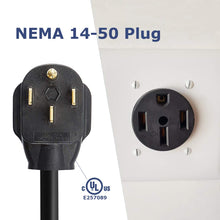 Load image into Gallery viewer, MUSTART - Level 2 EV Charger | 40A | NEMA 14-50 | 240V | 9.6KW | 25FT | Portable | Outdoor Use
