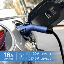 Load image into Gallery viewer, MUSTART Level 1&amp; 2 EV Charger | 16A | NEMA 6-20&amp; NEMA 5-15 | 25FT
