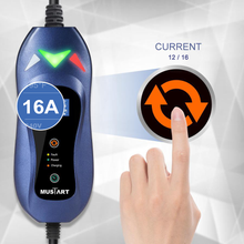 Load image into Gallery viewer, MUSTART Level 1&amp; 2 EV Charger | 16A | NEMA 6-20&amp; NEMA 5-15 | 25FT
