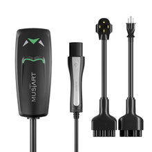 Load image into Gallery viewer, Level 1 and Level 2 Portable Tesla Charger (15&amp;40 Amp, 100-240V, 25ft Cable) NEMA 5-15&amp;NEMA 14-50 Tesla Electric Vehicle Charger
