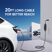 Load image into Gallery viewer, MUSTART Level 1&amp; 2 TESLA EV Charger | 16A | NEMA 5-15&amp;NEMA 6-20 | 25FT
