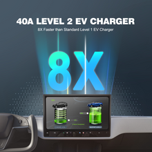 Load image into Gallery viewer, MUSTART Level 2 EV Charger | 40A | NEMA 14-50 | 240V | 9.6KW | 25FT
