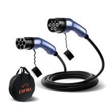 Load image into Gallery viewer, EVFUEL - EV Charging Cable | Type 2 to Type 2 | Electric Vehicle Charger Cable | 32A 7.2KW | Single Phase | 5 Metres | CE TUV
